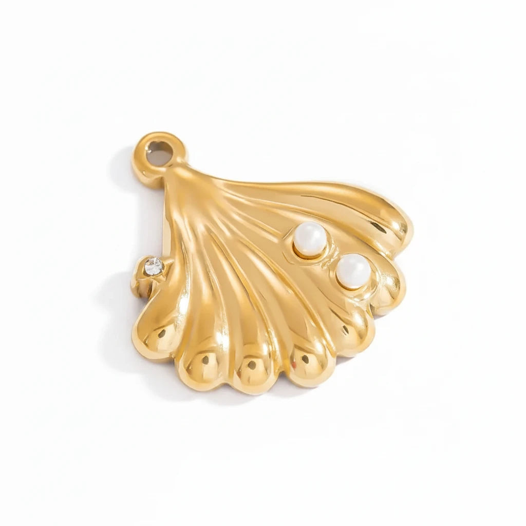 Pearl Tide Shell Charm