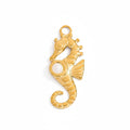 Pearl Seahorse Charm