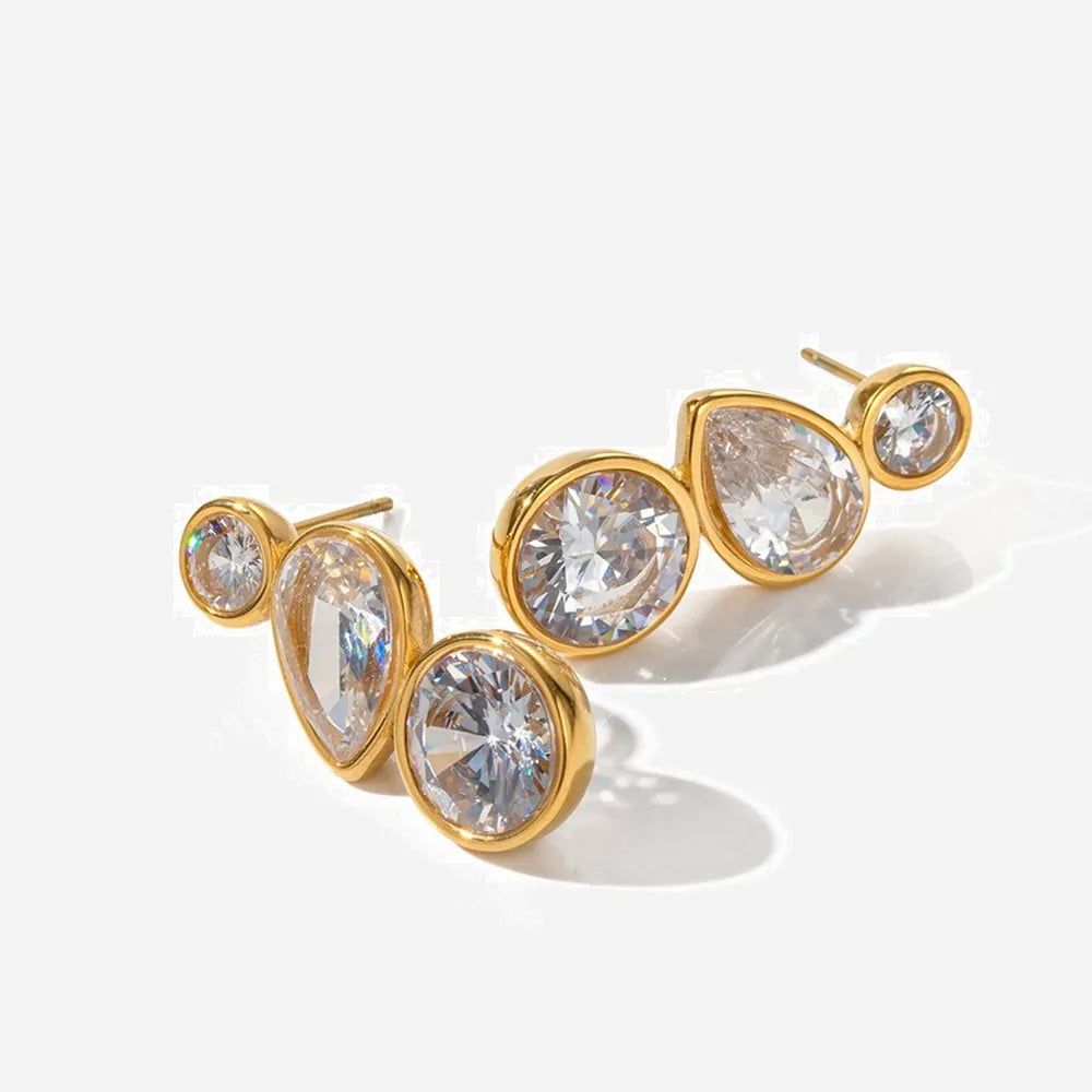 Azure Stud Earrings