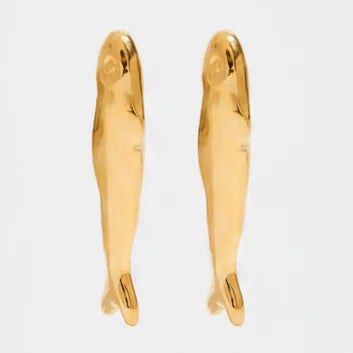 Tidal Koi Fish Stud Earrings