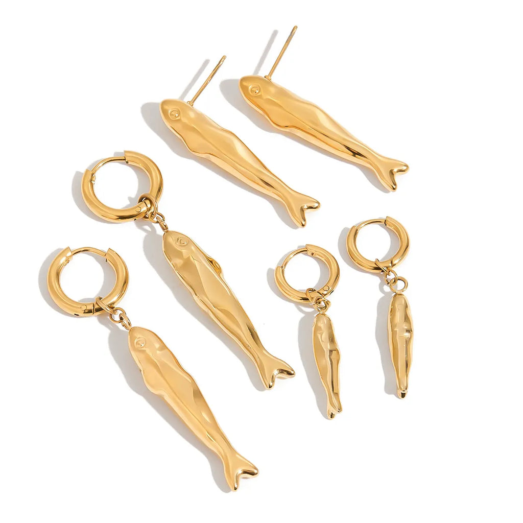 Tidal Koi Fish Drop Earrings