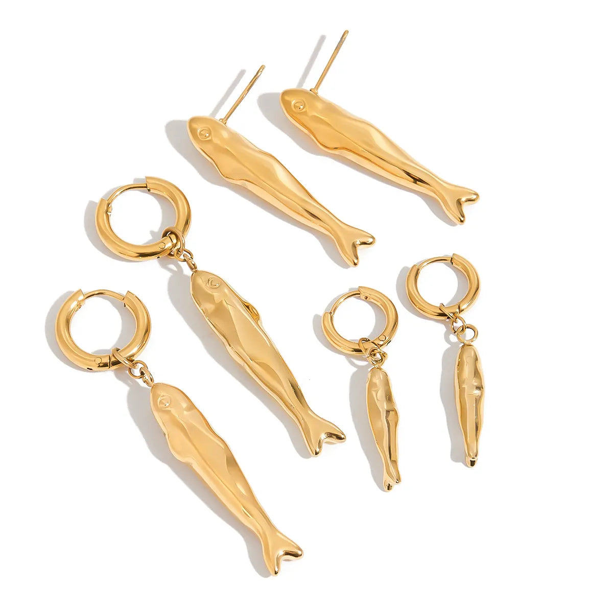 Tidal Koi Fish Drop Earrings