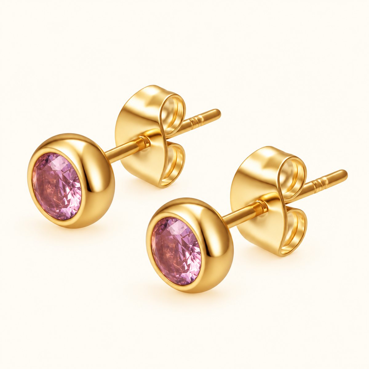 Blush Dot Studs