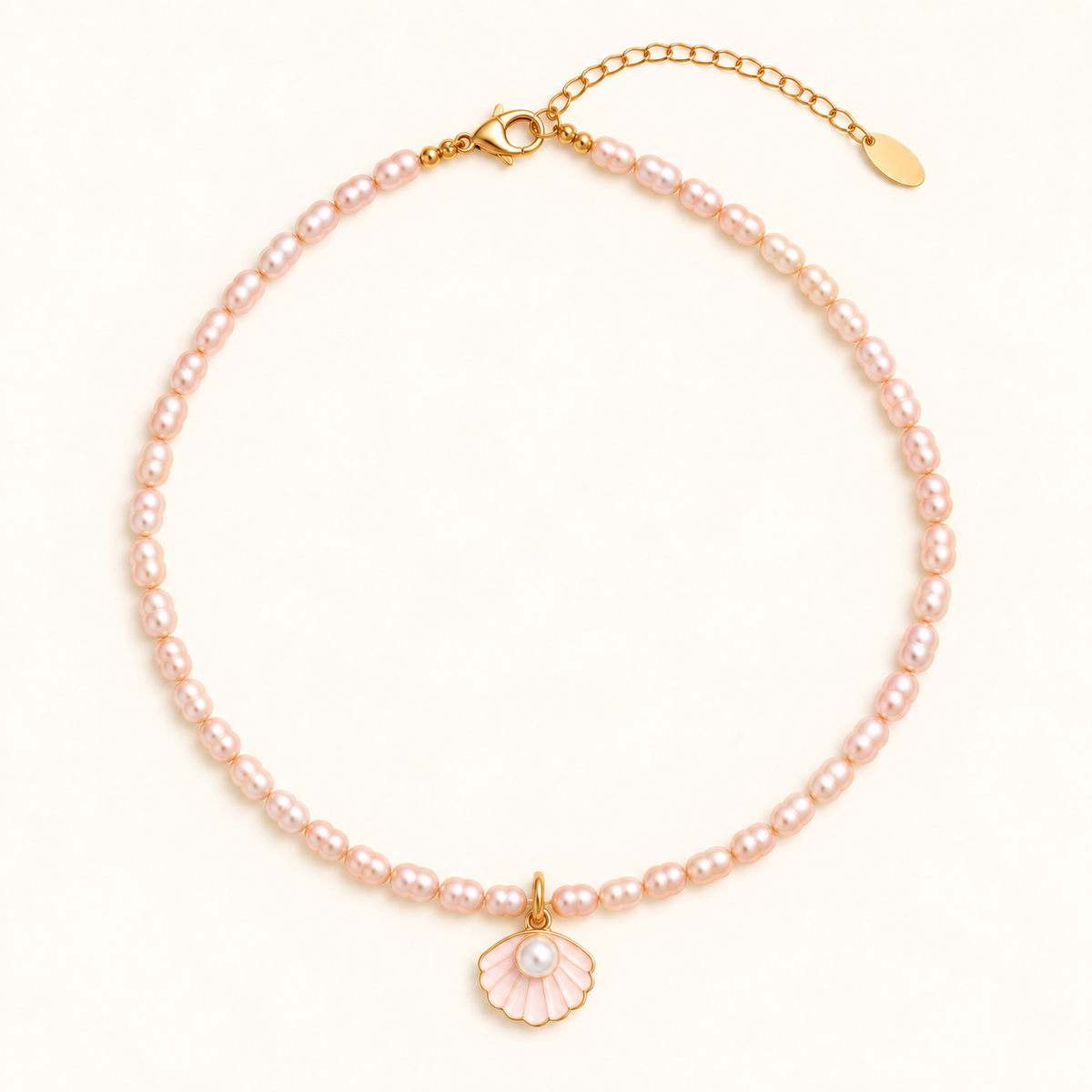 Pink Pearl Shell Necklace