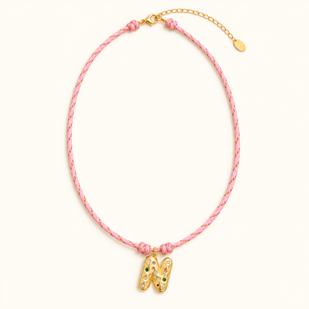 Muse Initial Pendant Necklace