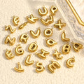 Bubble Initial Letter Charm