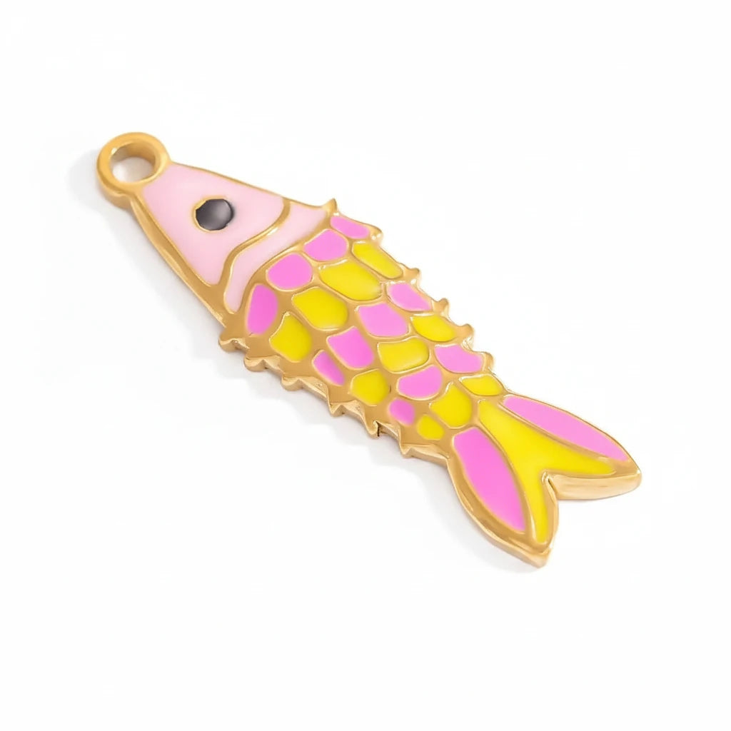 Sunset Fish Charm