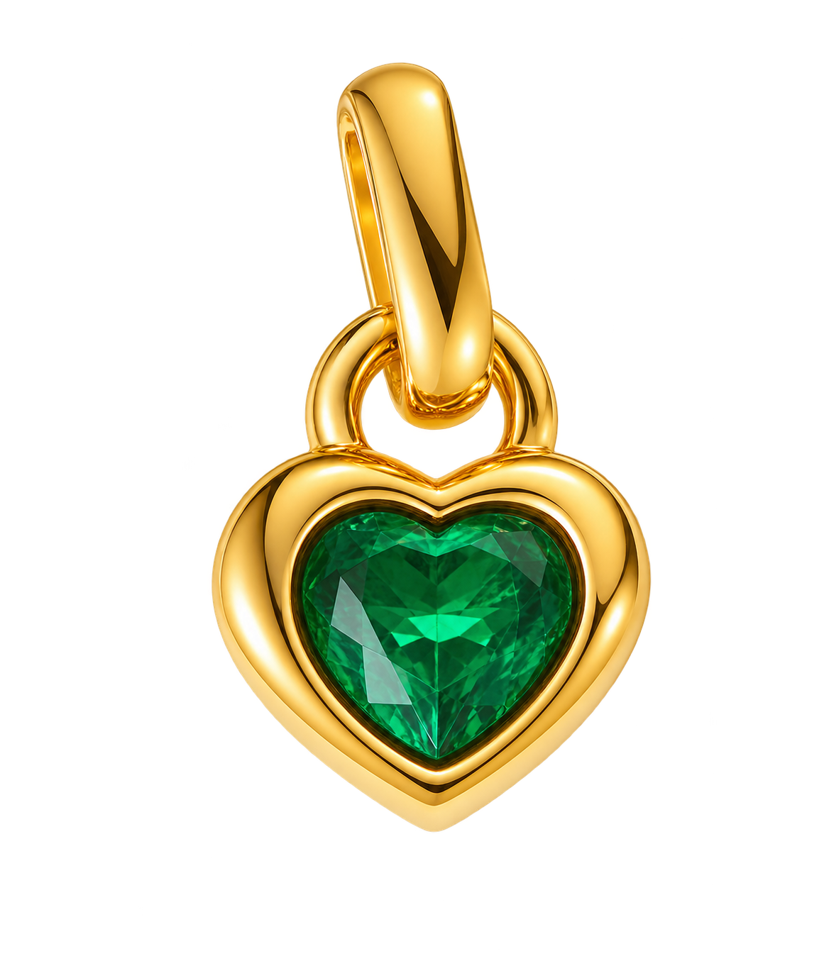 Heart Birthstone Charm - May