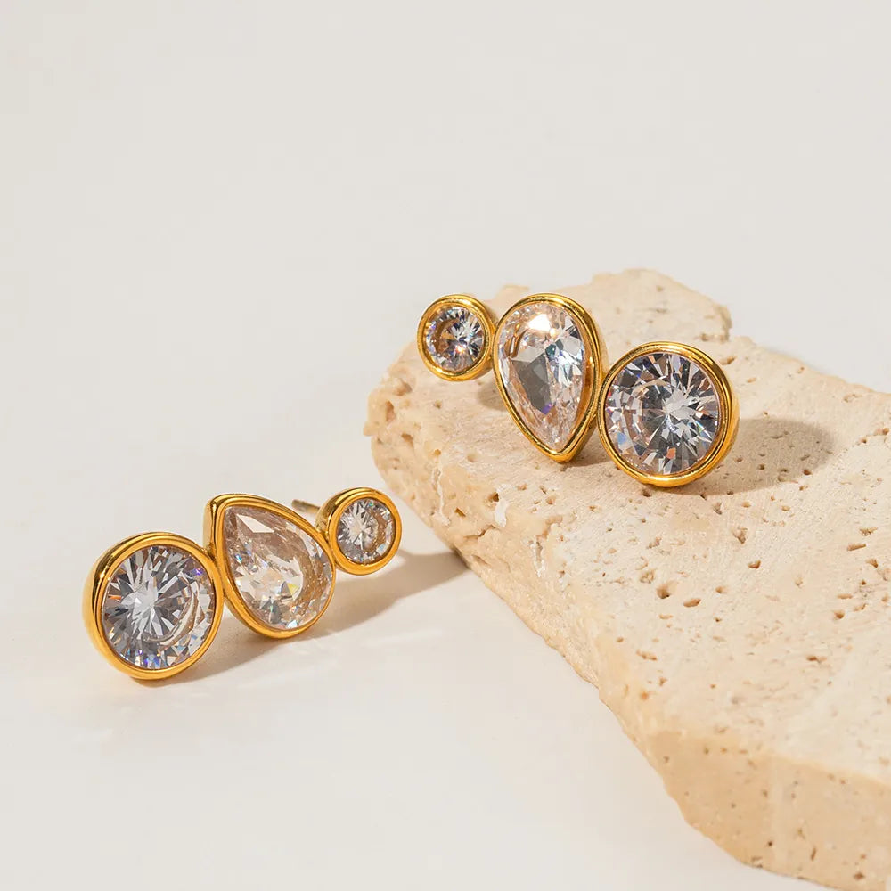 Azure Stud Earrings