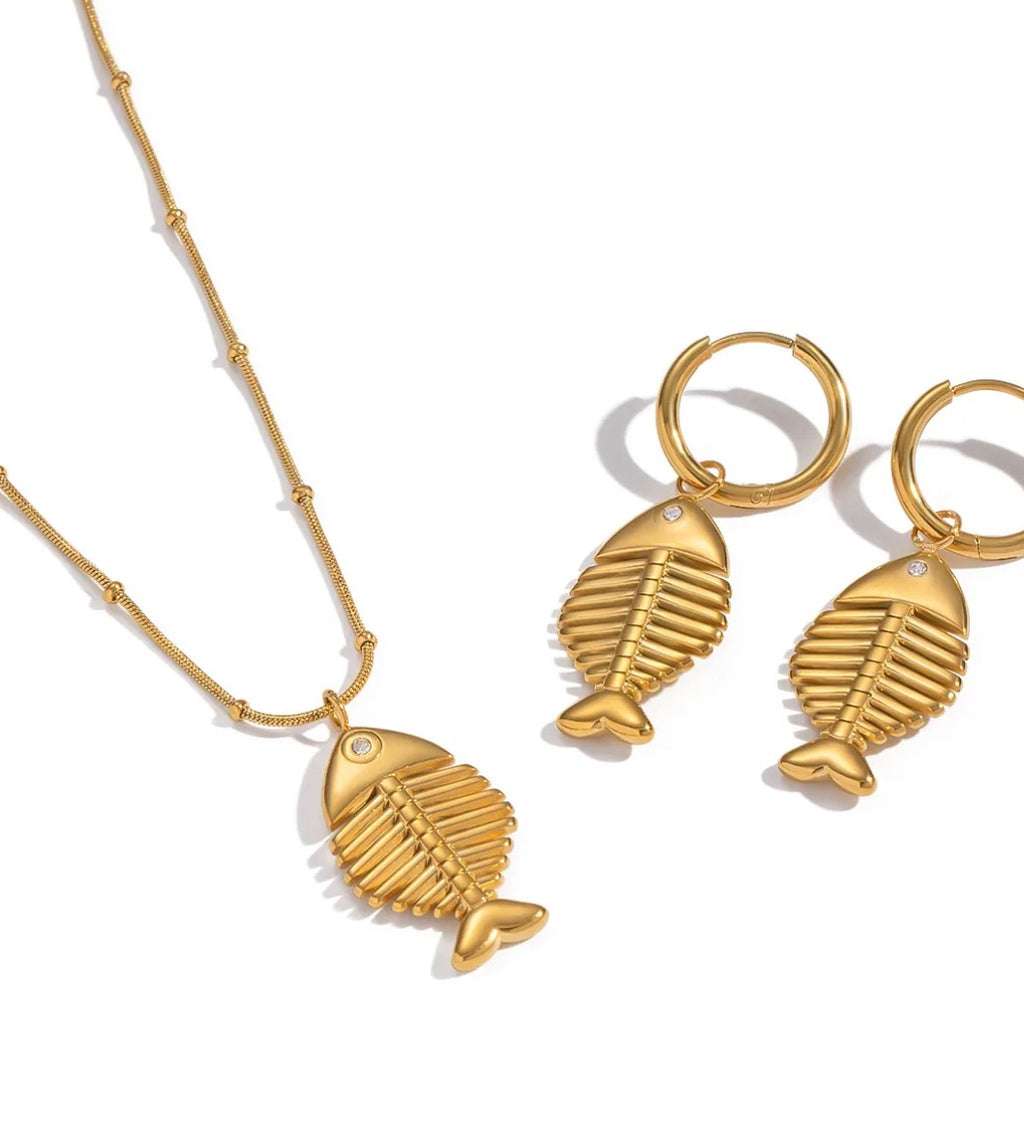 Golden Fin Necklace