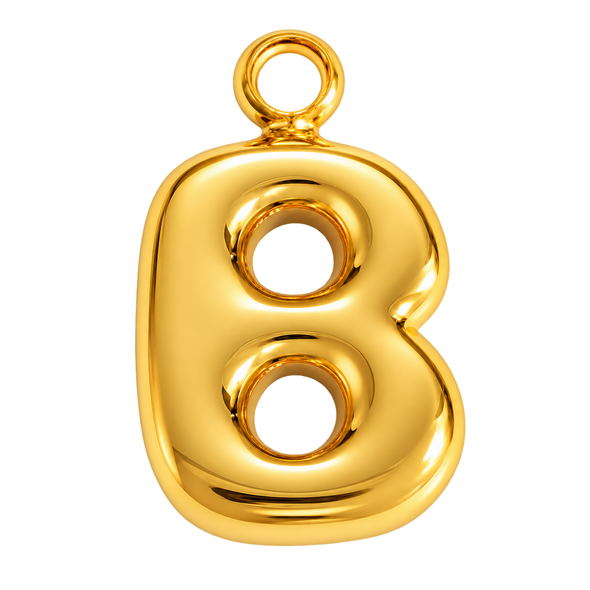 Bubble Initial Letter Charm
