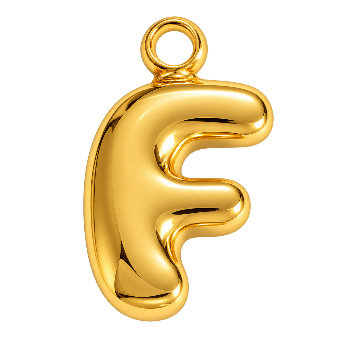 Bubble Initial Letter Charm