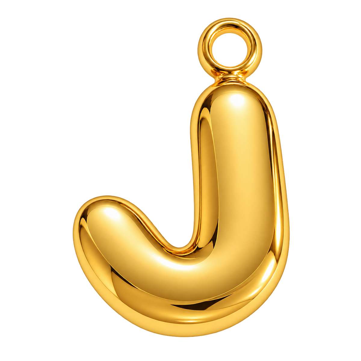Bubble Initial Letter Charm
