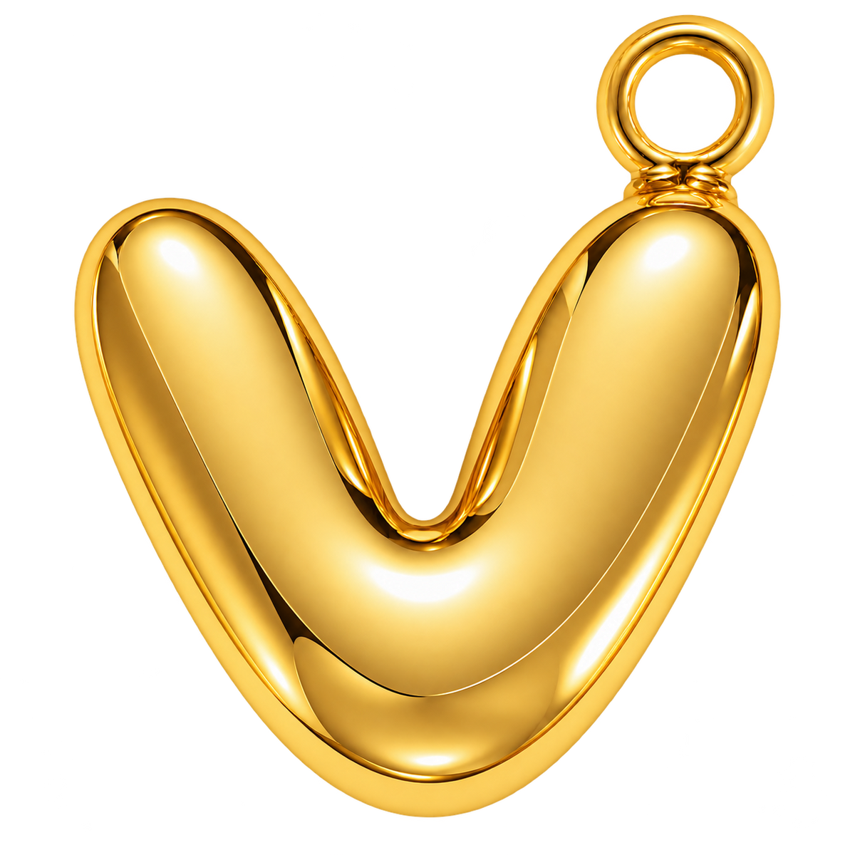 Bubble Initial Letter Charm