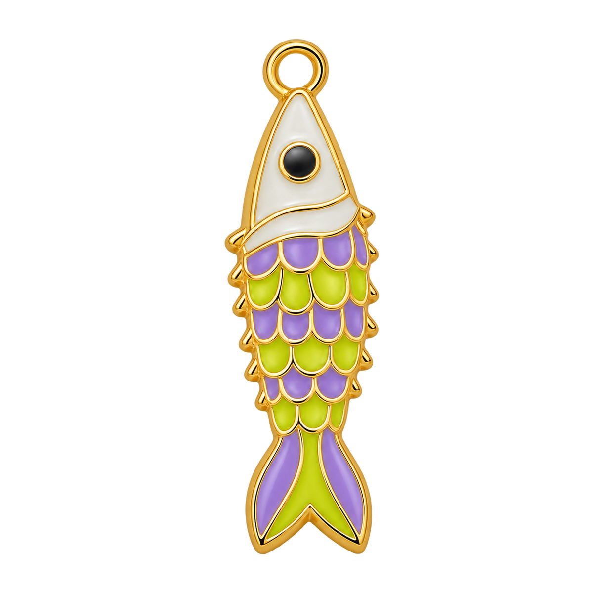 Lavender Reef Fish Charm
