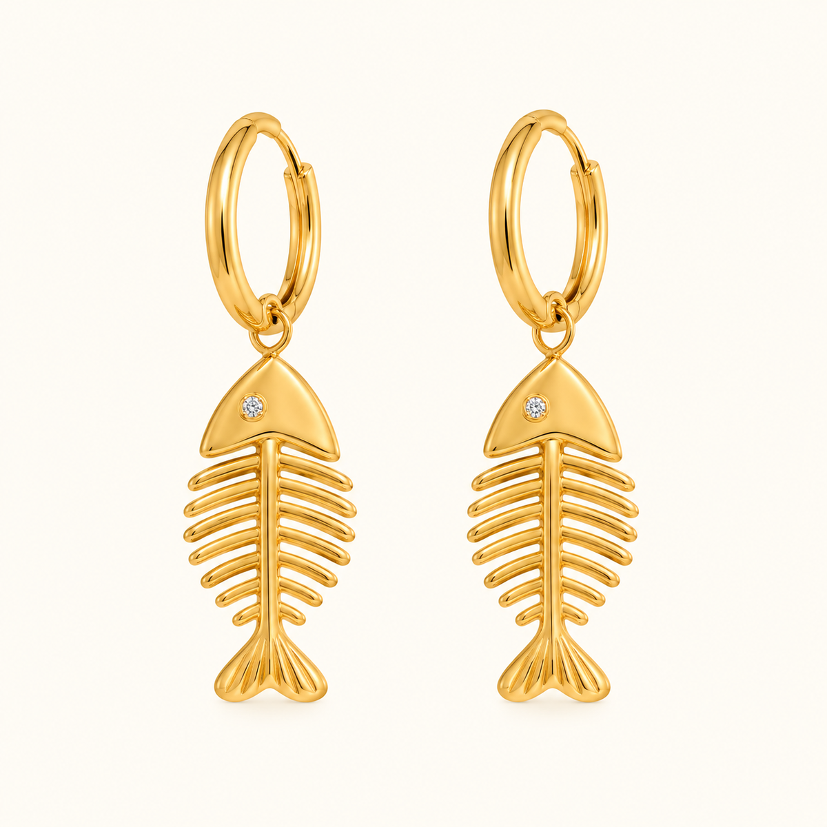 Golden Fin Earrings