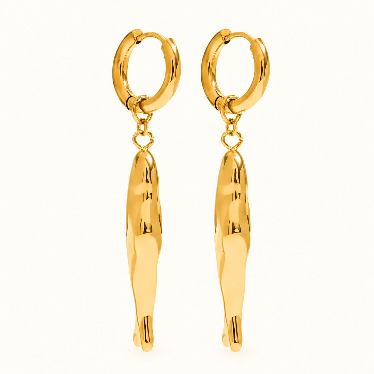 Tidal Koi Fish Drop Earrings (Large)