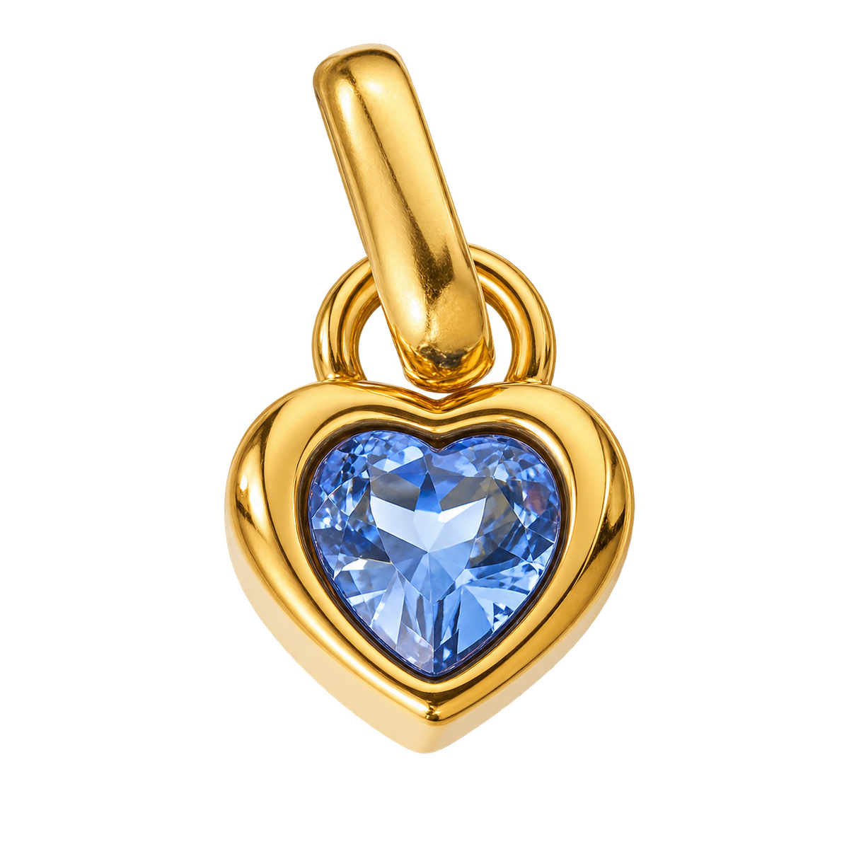 Heart Birthstone Charm - December