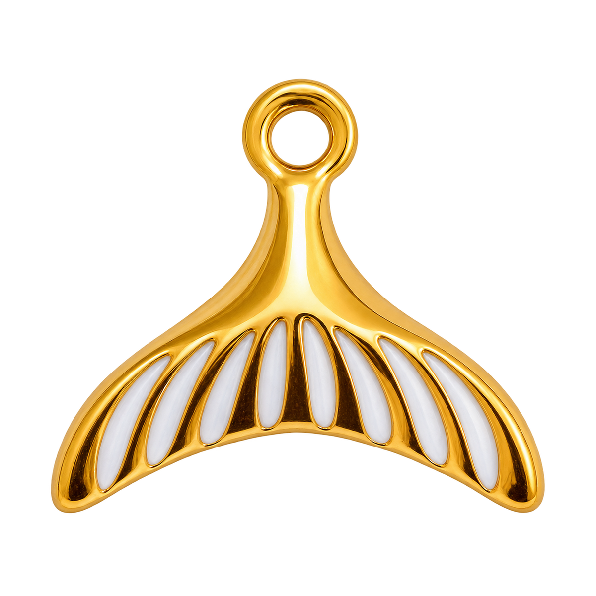 Pearl Tide Tail Charm