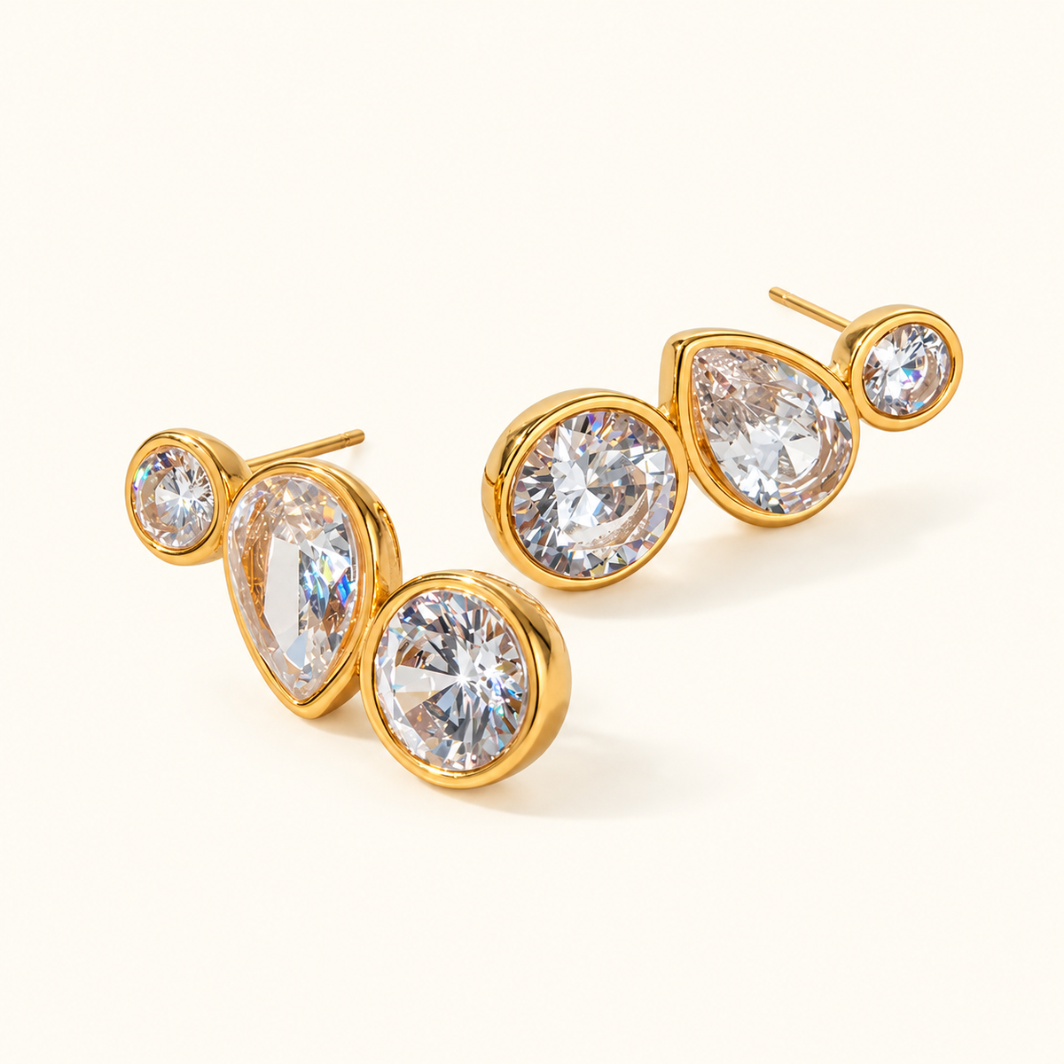 Azure Stud Earrings