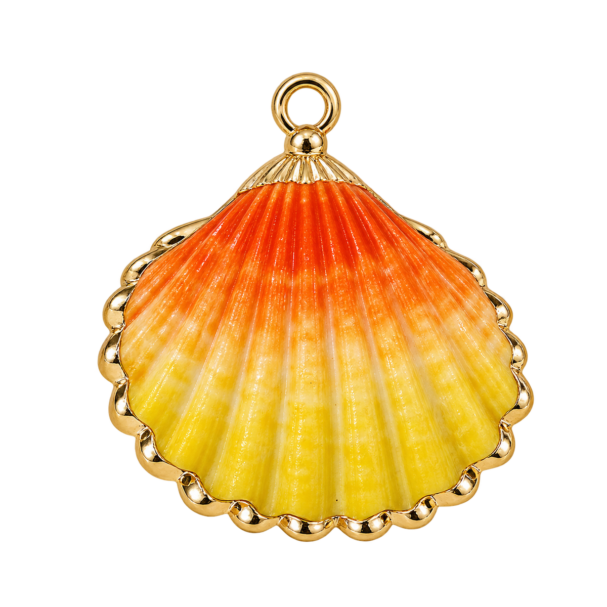 Sunset Shell Charm
