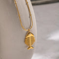 Golden Fin Necklace