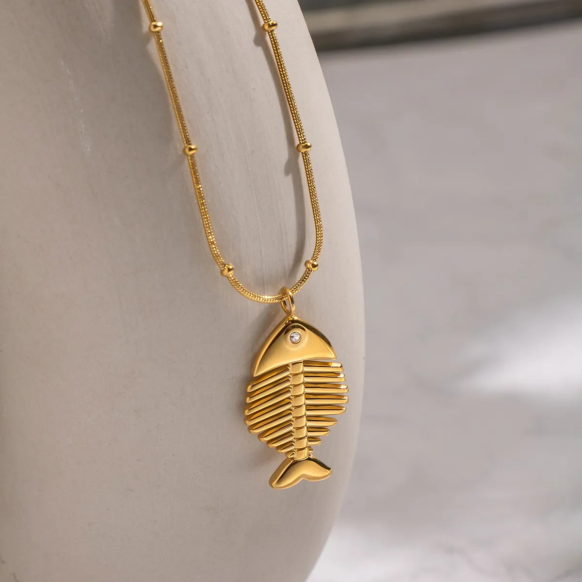 Golden Fin Necklace