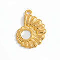 Gold Shell Charm