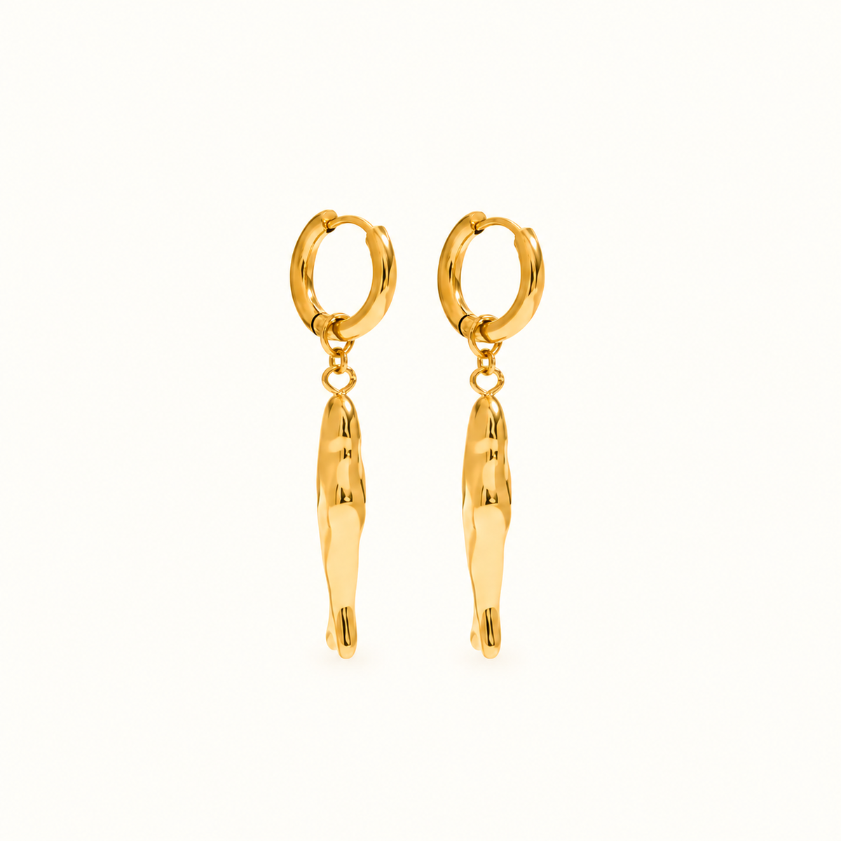 Tidal Koi Fish Drop Earrings (Small)