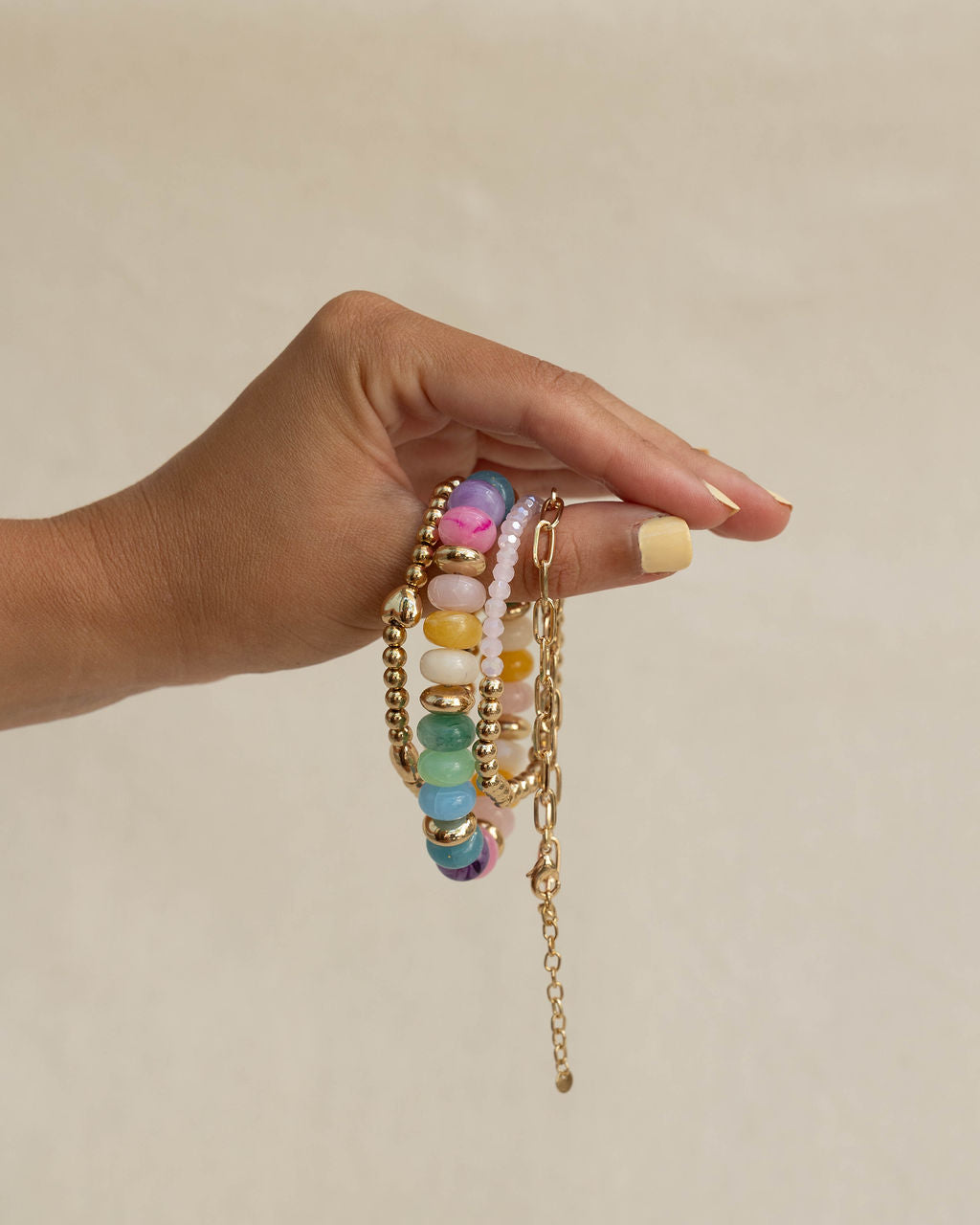 Pink Sands Bracelet Stack