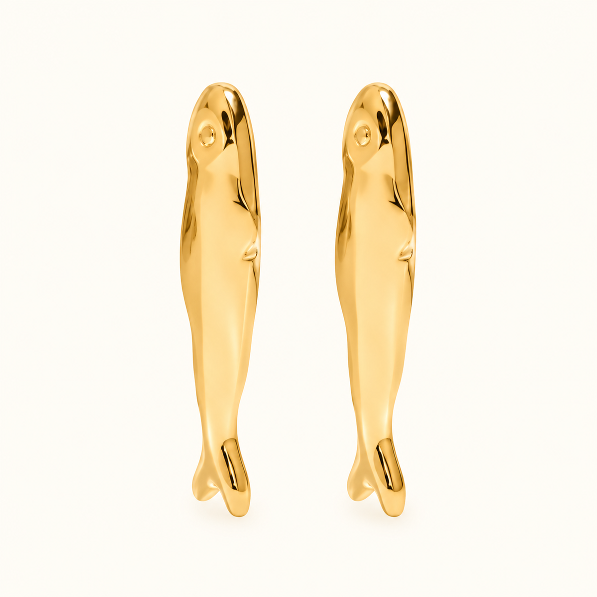 Tidal Koi Fish Stud Earrings