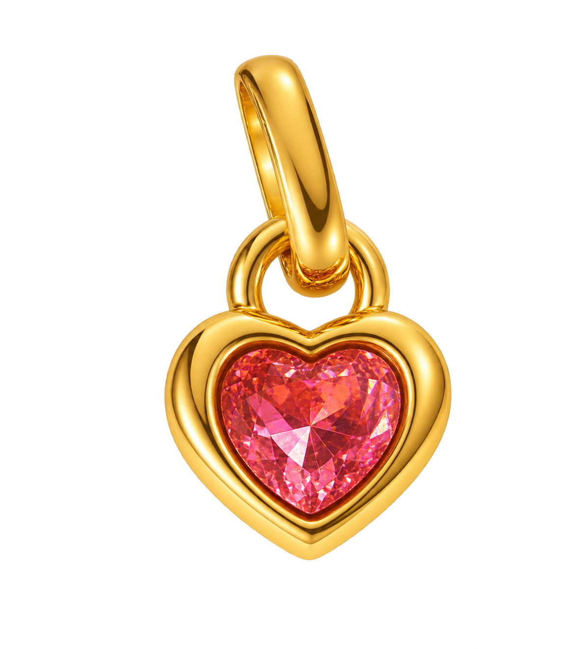 Heart Birthstone Charm - July