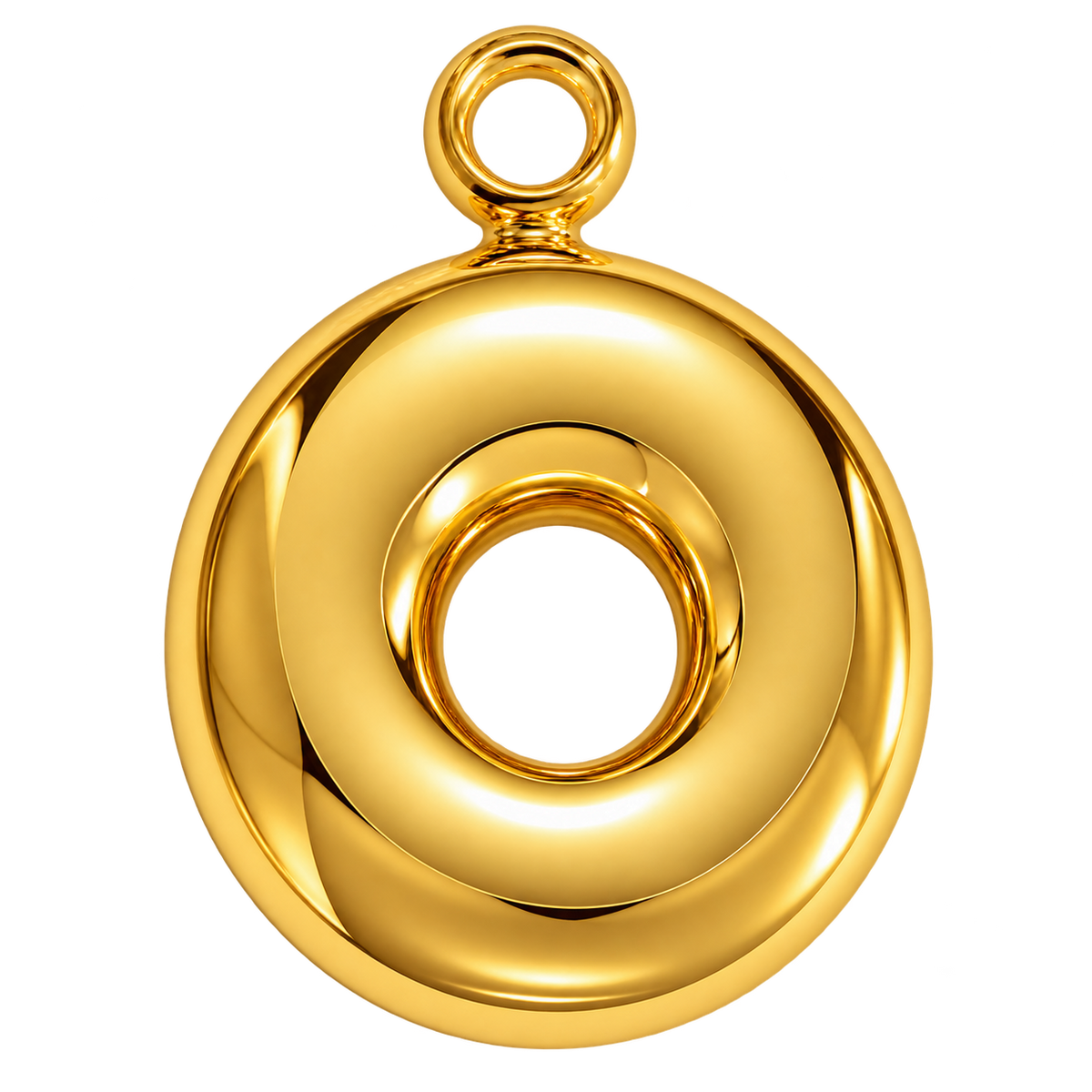 Bubble Initial Letter Charm