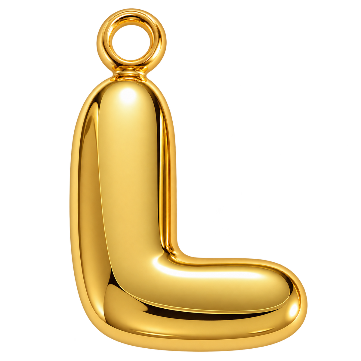 Bubble Initial Letter Charm