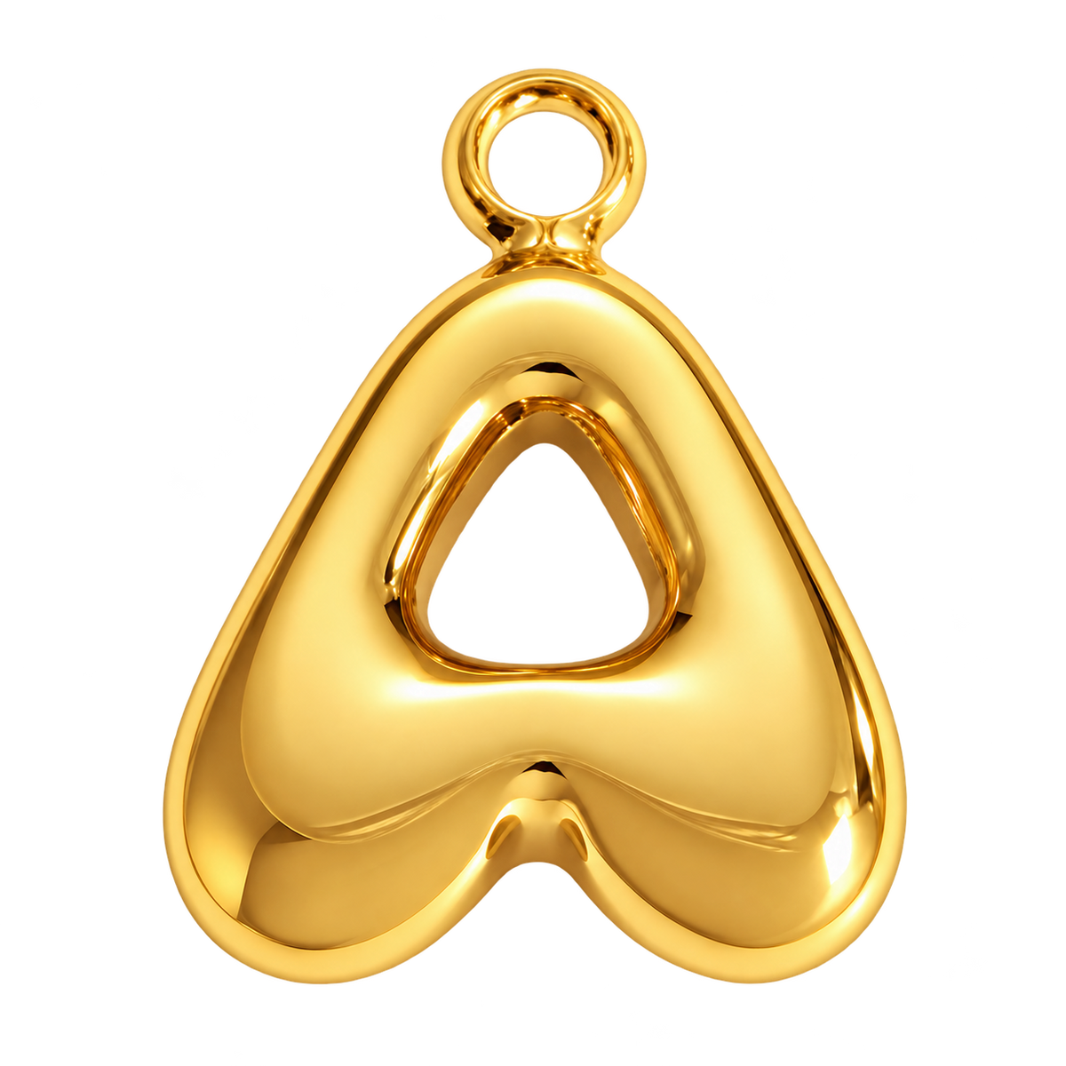 Bubble Initial Letter Charm