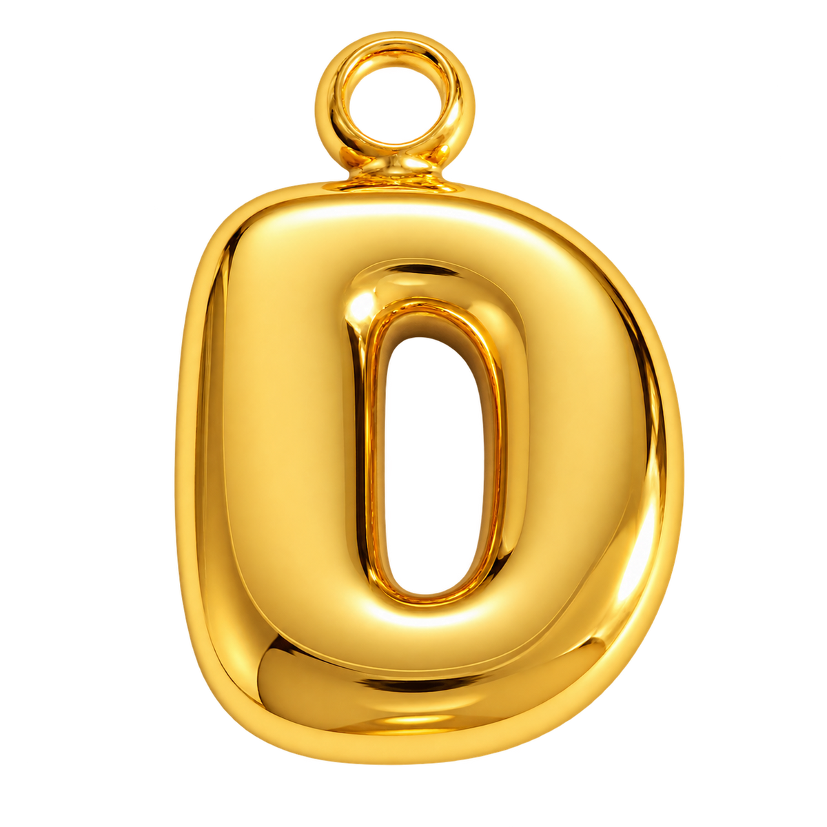 Bubble Initial Letter Charm