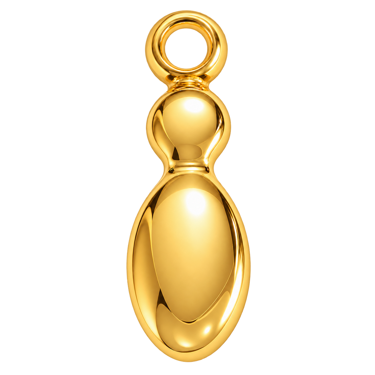 Bubble Initial Letter Charm