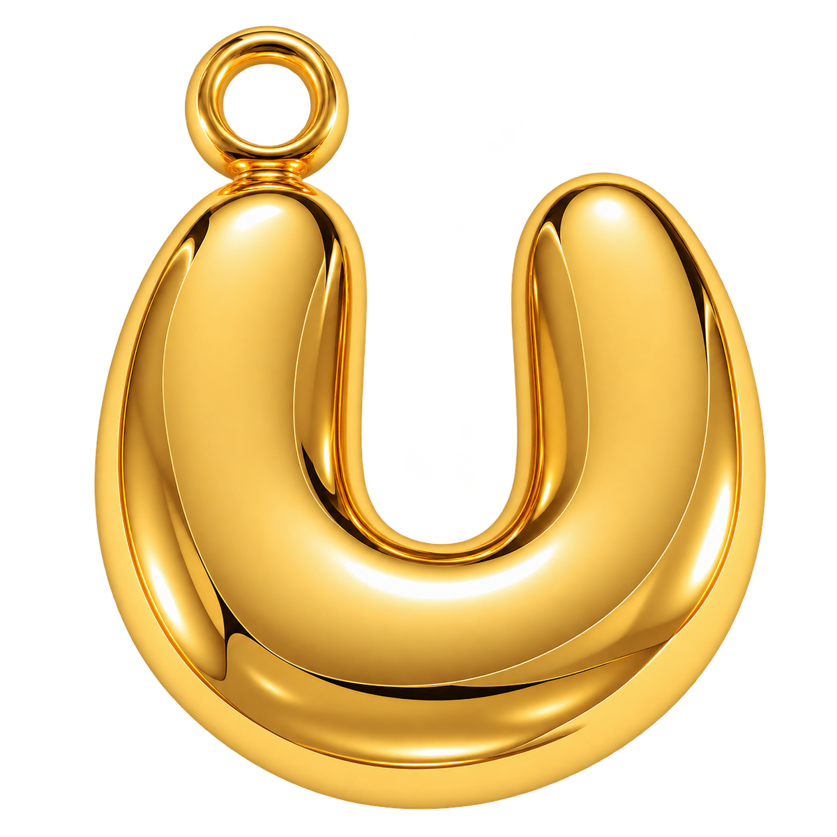 Bubble Initial Letter Charm