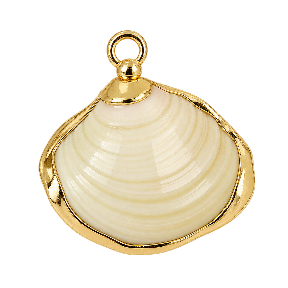 Honey Glaze Shell Charm