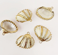 Golden Claw Shell Charm
