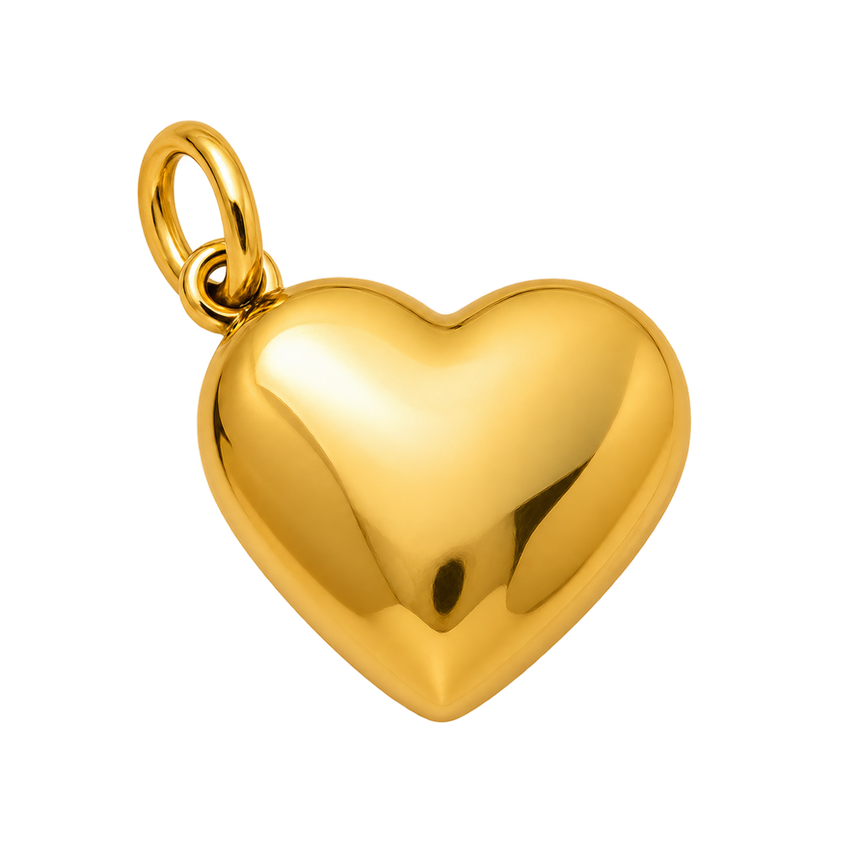 Golden Heart Charm