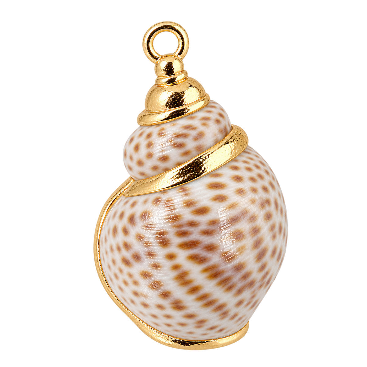 Cocoa Conch Charm