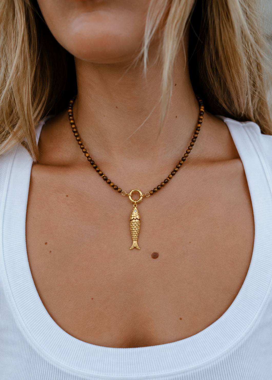 Golden Koi Necklace