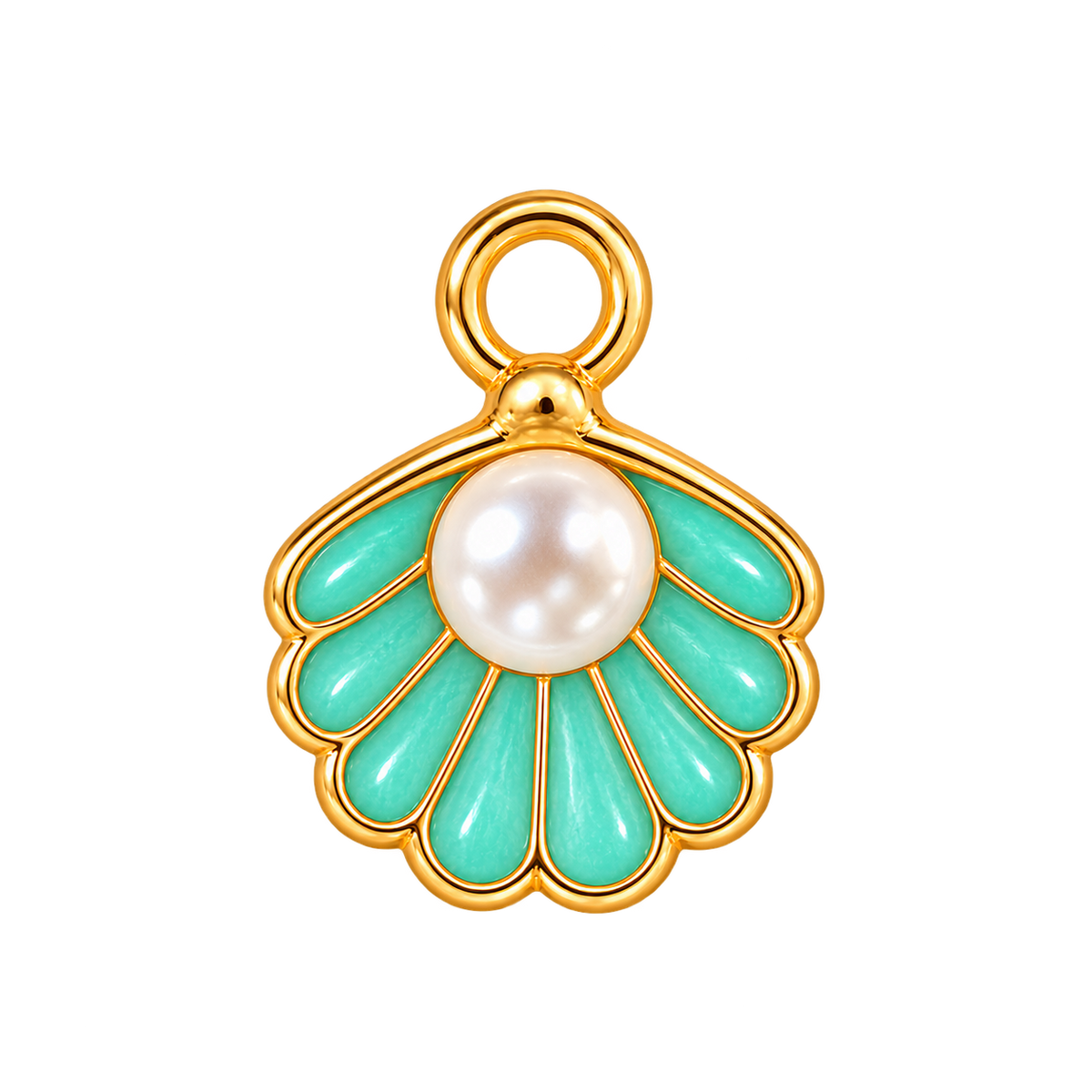 Lagoon Pearl Shell Charm